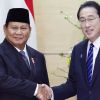 Prabowo Subianto bersalaman dengan PM Fumio Kishida (Nikkei AsiaUichiro Kasai). Prabowo Subianto bersalaman dengan PM Fumio Kishida (Nikkei AsiaUichiro Kasai).