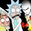 One Punch Mand dan Rick and Morty
