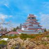 Kastil Aizuwakamatsu yang megah (GaijinPot Travel). Kastil Aizuwakamatsu yang megah (GaijinPot Travel).