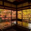 Pemandangan musim gugur di Rurikoin (Discover Kyoto) lokasi terbaik untuk melihat dedaunan musim gugur di Kyoto