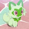 Sprigatito adalah Pokémon tipe Rumput yang pertama kali muncul di Pokémon Scarlet dan Violet