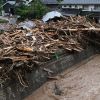 Area dimana 4 orang menghilang pasca banjir melanda Wajima, Prefektur Ishikawa (MainichiTakehiko Oni banjir di Semenanjung Noto