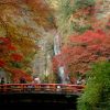 Keindahan Air Terjun Minoh di musim gugur Keindahan Air Terjun Minoh di dekat Osaka
