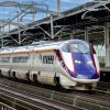 Yamagata Shinkansen Seri E3 di Stasiun Nasushiobara Yamagata Shinkansen Seri E3 di Stasiun Nasushiobara