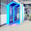 Gerbang tiket dengan teknologi face recognition di Stasiun Nagaoka. Gerbang tiket dengan teknologi face recognition di Stasiun Nagaoka.
