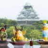 Tiga rasa es serut spesial dari DoubleTree by Hilton Osaka Castle.