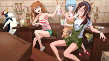 evangelion - dinner