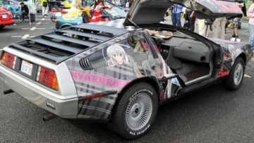 Back to the Future-Delorean-otaku-itasha-anime-car-sticker-japan