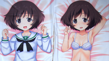 girls und panzer dakimakura - crop