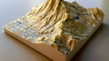 3-d map japan