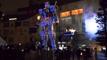 gundam-projection-mapping