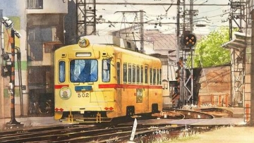 Masato Watanabe, seniman Jepang pelukis pemandangan indah dari cat air yang terlihat nyata (1)