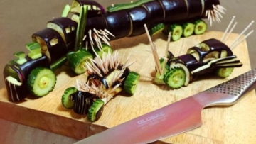 Pengguna Twitter di Jepang ciptakan mobil-mobil Mad Max dari sayuran (1)