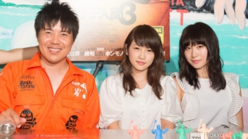 Rina Kawaei dan Juri Takahashi menghadiri acara untuk film Human Centipede 3 (1)
