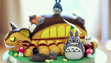 Totoro cake chihiro._.ogino copy