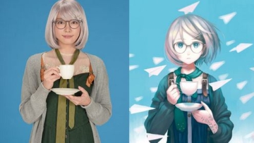 Drama live-action Okitegami Kyouko no Bibouroku tampilkan Yui Aragaki dengan kostumnya (1)