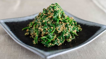 Horenso No Goma-Ae, salad bayam dan wijen Jepang yang menyehatkan (1)