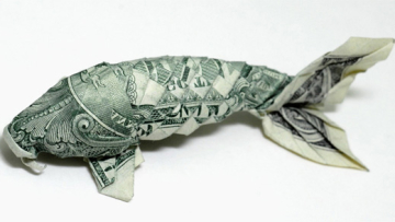 Tanpa menggunakan gunting dan lem, seniman Jepang ciptakan origami dari uang kertas (1)