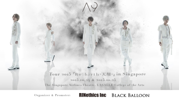 Tiket 2-DAYS VIP untuk konser 2 hari A9 (AliceNine) di Singapura terjual habis dalam waktu tiga menit!