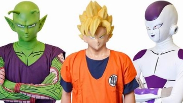 Wah, dengan kostum ini menjadi karakter Dragon Ball Z kini semakin praktis!