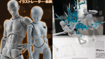 Body-kun & Body-chan Plastic Figure Menggambar Pose