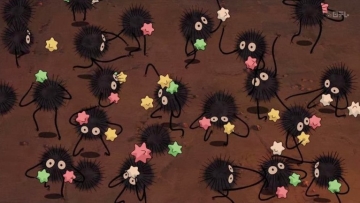 Susuwatari Dustbunny Soot Sprite - secondhandsusie.blogspot.com