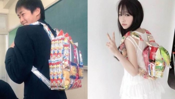 Unik! Tas Ransel Berbahan Kemasan Camilan Ini Jadi Tren di Kalangan Pelajar Jepang!