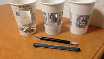 Manga Berjalan One Punch Man Gelas Kopi