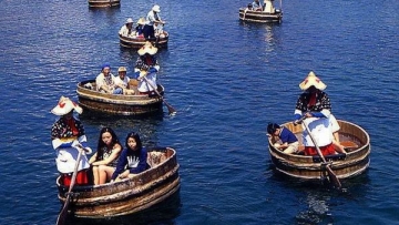 Tarai Bune, serunya naik perahu dari bak mandi tradisional di Jepang (1)