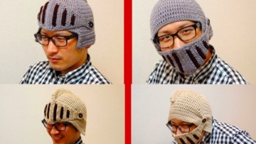 Topi Rajut Helm Kesatria Sakura ftrd