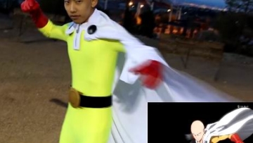 Fans ciptakan parodi adegan pembuka One-Punch Man yang kocak