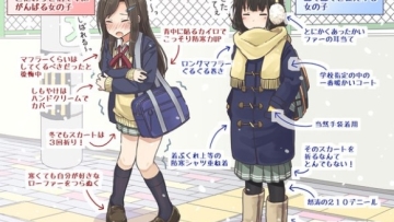 Perseteruan Netizen Jepang Tentang Gadis Berseragam Sekolah di Musim Dingin