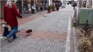 Pria yang Mengajak 'Anjing Hantu'-nya Jalan-Jalan Ini Mengejutkan Para Pejalan Kaki di Nagano Akitto-san sulap