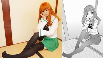 Bagaimana jika para cosplayer diubah menjadi ilustrasi 2D ala anime-manga (10)