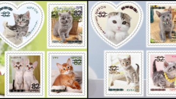 Kawaii, Kucing-Kucing Imut ini Menjelma Menjadi Perangko!