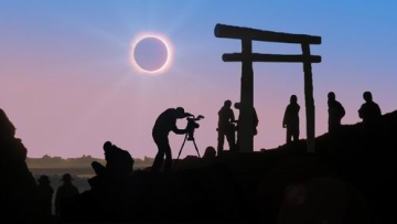 Mitos tentang fenomena gerhana matahari di Jepang