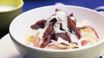 Resep Beef Teriyaki dengan Mie Udon & Mayonaise Wasabi Resep Beef Teriyaki dengan Mie Udon & Mayonaise Wasabi