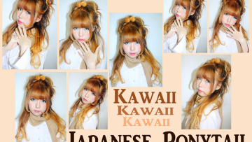 #JSnavigator Aiyuki Aikawa Diary ~ Tutorial Kawaii Japanese Ponytail Hairstyle (2)