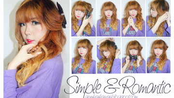#JSnavigator Aiyuki Aikawa Diary ~ Tutorial Simple & Romantic Hairstyle (1)