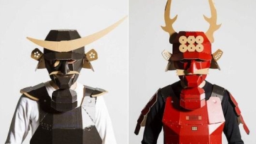 Kostum Samurai Jepang Dari Kardus Yang Unik Kostum Samurai Jepang Dari Kardus Yang Unik