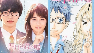 Poster Film Live-Action Your Lie in April Telah Terungkap