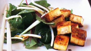 Resep Tofu Jepang Dengan Salad Hijau Asia, Oishii!