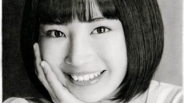 Sugoi! Ini Bukan Foto Selebriti Jepang, Tapi Lukisan Menggunakan Pensil! (3)