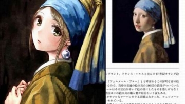 Para ilustrator Jepang Ubah Karya-karya Seniman Klasik Menjadi Bergaya Anime