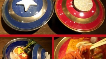 Restoran di Tokyo Sajikan Ramen Captain America & Iron Man (1)
