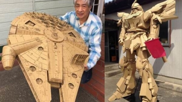 Sugoi! Seniman Jepang Ciptakan Aneka Karya Seni Dari Kardus! Sugoi! Seniman Jepang Ciptakan Aneka Karya Seni Dari Kardus!