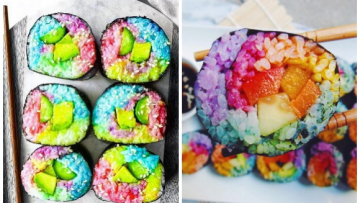 Wow! Sushi Pelangi Jadi Tren Baru di Instagram