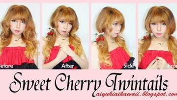 #JSnavigator Aiyuki Aikawa Diary ~ Tutorial Sweet Cherry Hairstyle (5)