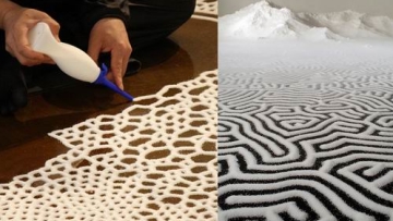 Seniman Jepang Ciptakan Karya Seni Dari Garam Yang Menakjubkan