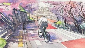 Lukisan Cat Air Terinspirasi Studio Ghibli Ini Berisi Rangkaian Kisah Indah (1)